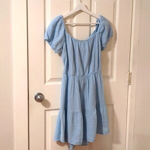 Light blue - Cotton dress - runs small